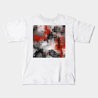 Pop modern red and black Kids T-Shirt